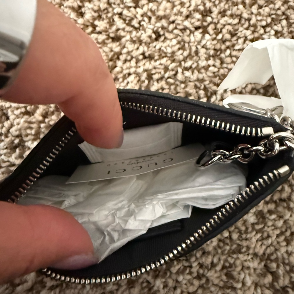 Authentic Gucci Interlocking Leather Key Pouch - image 4